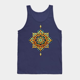 Sacred Geometry Mandala Art Tank Top